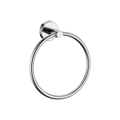 China Modern Bathroom Hardware Stainless Steel Washroom Hand Cloth Towel Ring For Hotel Bathroom for sale