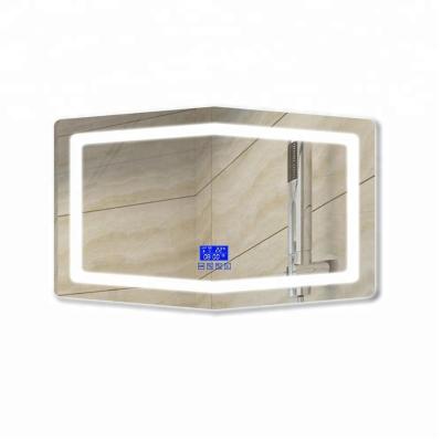 China Moden Magnifying Wall Mounted Smart Bathroom Led Smart Mirror for sale