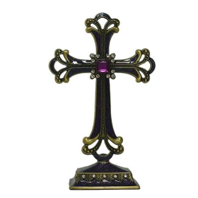 China Europe Factory Decor Christian Bethlehem Cheapest Hot Selling Metal Cross for sale