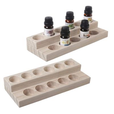 China Vietnam Free Stake 11 Bottles Natural Walnut Wooden Box Moon Or Beech Essential Oil for sale