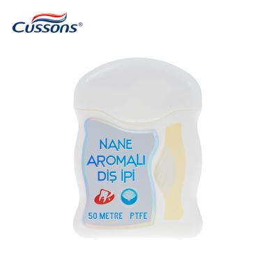 China Eco-Friendly Natural Biodegradable PTFE Eco Friendly Biodegradable Dental Floss 50cm for sale