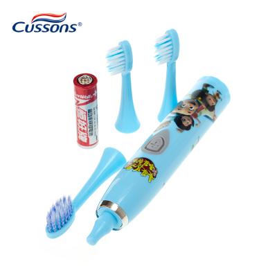 China 2021 Hot Selling Battery Operated Rechargeable Children Cartoon Electric Toothbrush for sale