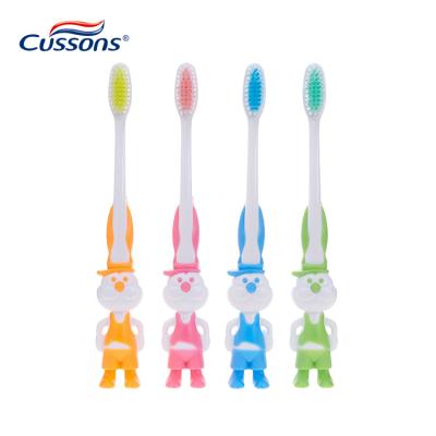 China Eco-Friendly Natural Biodegradable Best Customized Kids Cartoon Colorful Soft Toothbrush For Home for sale