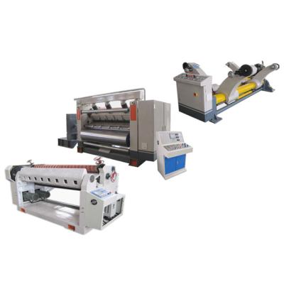 China Factory 2 Ply Single Facer Cardboard Corrugated Cardboard Production Line for sale