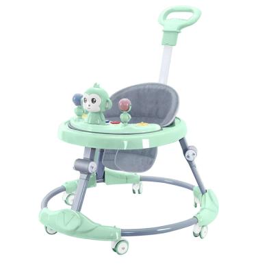 China Custom Multifunctional Baby Toys Walkers Stroller Loopingfun Cartoon New 360 Degree Rotating Smart Adjustable Active Learning Baby Walkers With Light Music for sale