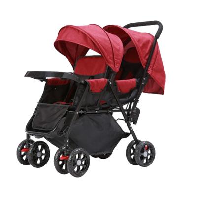 China High Quality Aluminum Frame Canopy Travel System Multifunctional New Arrival Purpose Suitable For 0-3 Years Old 3 In 1 Pram Baby Strollers With Basket for sale