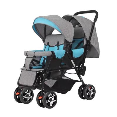 China Factory Wholesale Multifunctional Newborn Stroller Baby Stroller Factory Purpose Travel Portable Child Car 3 in 1 Stroller Baby with Four Wheels for sale