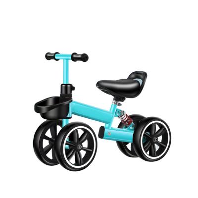 China Ride On Toy New Design Multicolor Custom Baby Self Balance Bikes 10 Inch 2 Wheels Steel Frame Kids Mini No Pedal Balancing Bike With Basket for sale