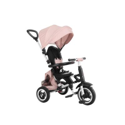 China Loopingfun Comfort Kids Tricycle Toddler Foldable Tricycle 10 Inch Wheel Baby Kids Tricycles 4 In 1 Baby Tricycle For Kid 1-6 Years Old for sale