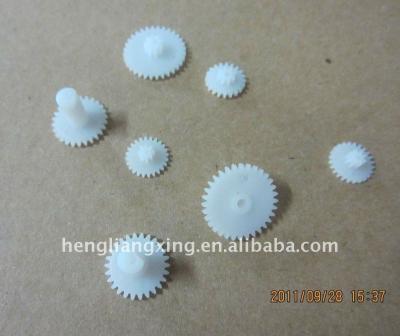 China Small plastic plastic gears in bevel and wheel shape for sale