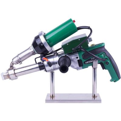 China Machinery Repairs Workshop 1600W Hand Extrusion Welder Gun Plastic PP Extruder Gun PP HDPE Pipe Welding Machine Plastic Welding Tool Kit for sale