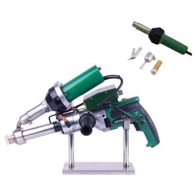 China Construction Material Shops 1600W Hand Extrusion Welder Gun Plastic PP Extruder Gun Plastic Handheld Extruder Welder LDPE Pipe Welding Machine Heat Air Gun Welding Kit for sale