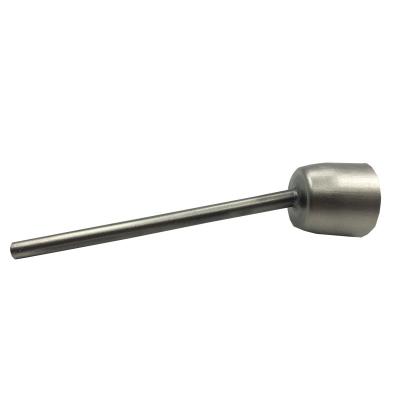 China 304 Stainless Steel 5mm*130mm Lengthen Nozzle Tubular Standard Weld Tip For Hot Air Welding Tip Welder Power Tool Accessories Plastic Spare Part for sale