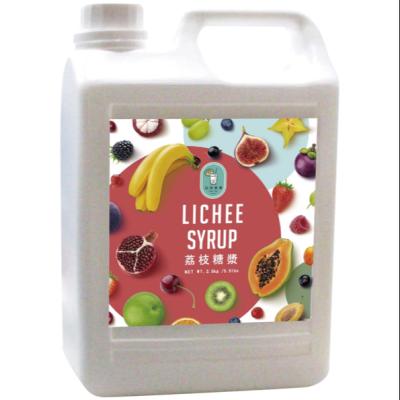 China High Quality Fruit Tea Bubble Tea Ingredients Beverage Dessert Diffusion Syrup For Lychee Flavored Syrup for sale