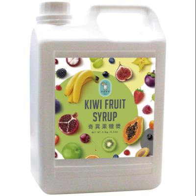 China Fruit Tea Hot Selling Supplies Taiwan Wholesale Concentrated Bubble Tea Fruit Syrup Kiwi Syrup for sale