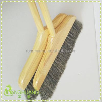 China Wooden Broom Horse Hair Broom House Cleaning Broom for sale