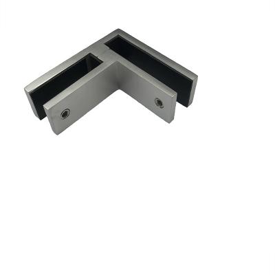 China 90 Degree Balustrade Rigi Bracket Glass Bracket Connection Stainless Steel 316 for sale