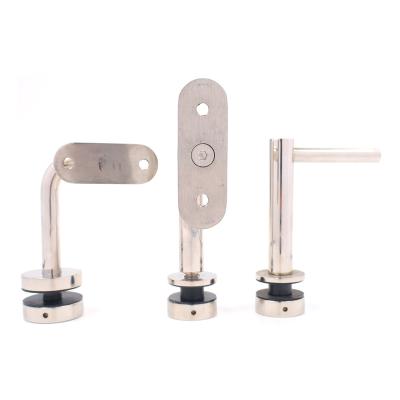 China China Modern Glass Stair Railing Railing Position Stainless Steel Flange Bracket for sale