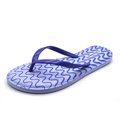 China Custom Women Anti-Slippery Eva Flip Flops Screen Print Wholesale for sale