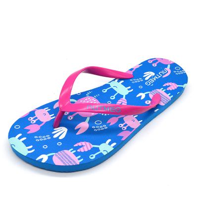 China Lightweight Wholesale Children's Rubber Slippers With Flip Flops Decoration Children for sale