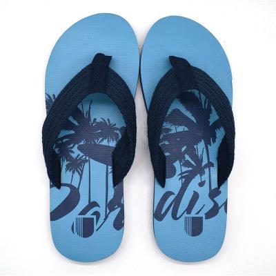 China 2020 Anti-slippery Rubber Flip Flops Sublimation Men Summer Slippers Flip Flops for sale