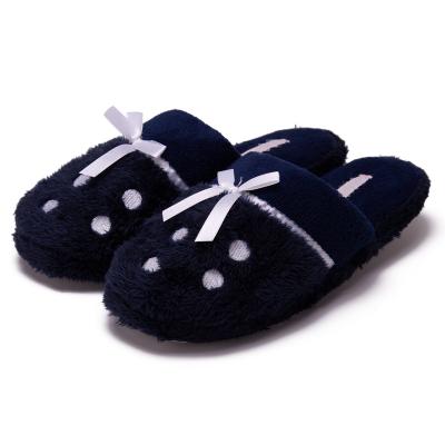 China 2021 Fashion Trend Winter Custom Made High Quality Cotton Fur Soft Indoor Slippers for sale