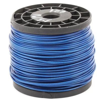 China China Manufacturer Price Steel Structure 7x7 Wire 3mm Blue PVC Coated 4mm Plastic Nylon PA Coated Stainless Steel Wire Rope for sale