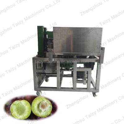 China High Efficiency Easy Operate Industrial Jujube Palm Dates Machine Cherry Olive Pit Pitter Core Removing Extracting Pitting Machine for sale