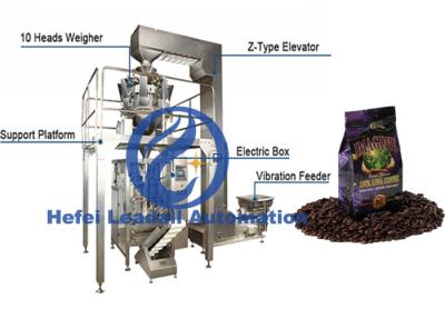 China De automatische Machine van de Korrelverpakking, 100g aan 3kg-de Verpakkingsmachine van de Koffieboon Te koop