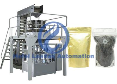 China Food Grade Premade Pouch Filling Sealing Machine For Stand Up Zipper Bag With Valve for sale