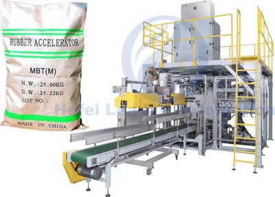 China Rubber Accelerator Granule Packing Machine , 10kg - 50kg Paper Bag Packing Machine for sale