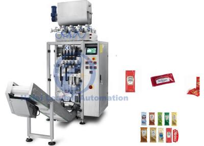 China De compacte Verticale Vorm vult Verbindingsmachine, 1ml aan Verticale het Sachet Verpakkende Machine van 10ml Te koop