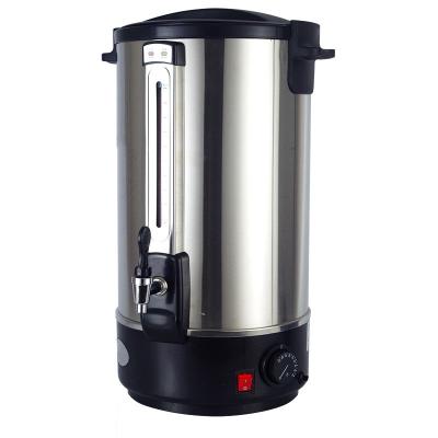 China Commercial 304 Stainless Steel Hot Water Urn Insulation Boil-Dry Bucket With Double Layer Portable Electric Coffee Urn for sale