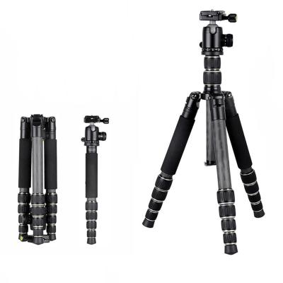 China Carbon Fiber PORTABLE Tripod Camera FOTOWORX Monopod Detachable Tripod for sale