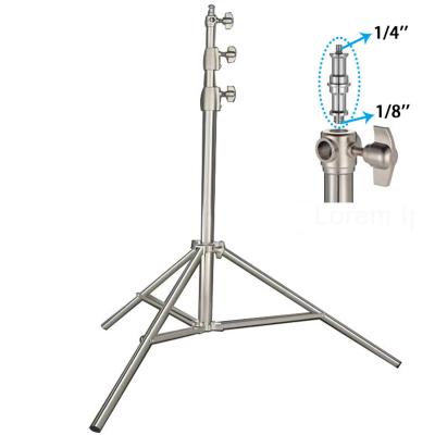 China FOTOWORX 280cm Stainless Steel Air-cushioned Light Stand for Studio Strobe Instant Brightfield Photographic Equipment for sale