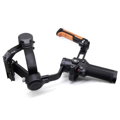 China Aluminum Alloy FOTOWORX Hand Grip Universal Screw Wood Camera Handle For DJI Stabilizer SC RSC2/RSC3/Zhiyun Weebill S for sale