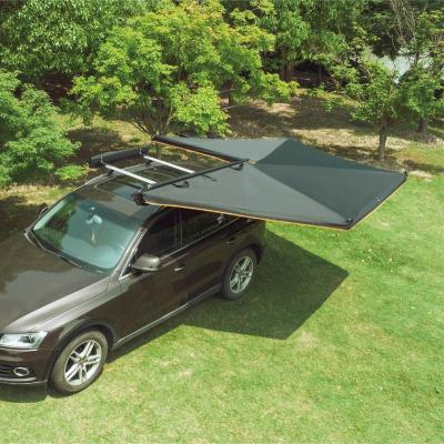 China yescampro foxwing instant open rear car 270 degree car side fox wing tent free 4wd camping UV-resistantm for sale