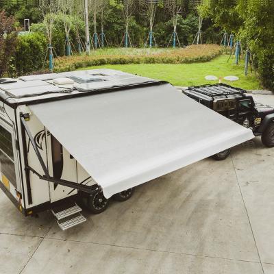 China High Strength America UV-resistantm Design Roll Up RV Tent 8ft RV Caravan Trailer Camper Van Awning For Sale for sale