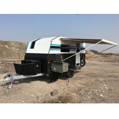 China RV Mobile Living RV Retractable Motorized Caravan Tent for sale