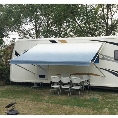 China Caravan manual control roll up rv trailer camper tent with spare fabric for sale