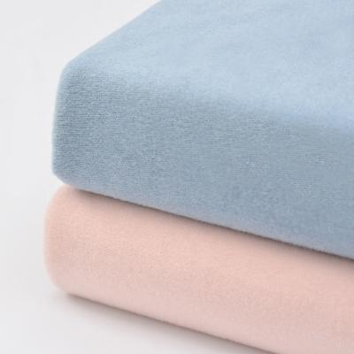 China De fleece Series 300gsm Fleece Fabric Baby Super Warm 30% Acrylic Abrasion-Resistant Knitted Knitted Seizure Fabric for sale