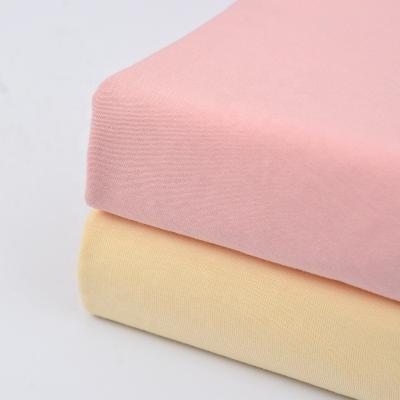 China Wicking Rayon / Cotton Fabric 170gsm Cozy Knitted Comfortable Elastic Baby Fabric for sale