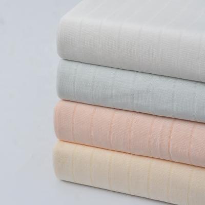 China High Quality Wicking 40s Modal Knitted Jacquard Fabric Baby Breathable Striped Fabric for sale