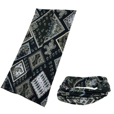 China Promotional Tube Seamless Elastic Bandana Tube Logo Neckwear Bandanas Buffs Custom Made For Motorcycle for sale