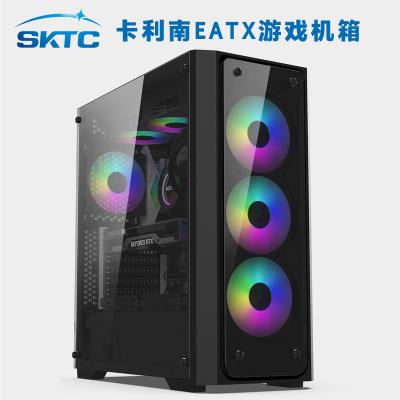 중국 Black Color TFX 120mm RGB Fans Gaming PC Cabinet 판매용