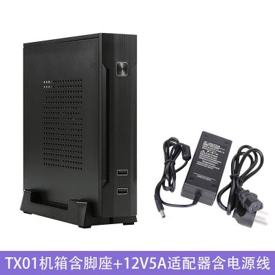 China Caja fina del ordenador de la mini del ITX DC12V longitud del adaptador 196m m en venta