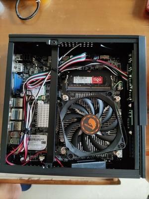 China VESA Supported SPCC 193mm Height Thin CPU Cabinet for sale