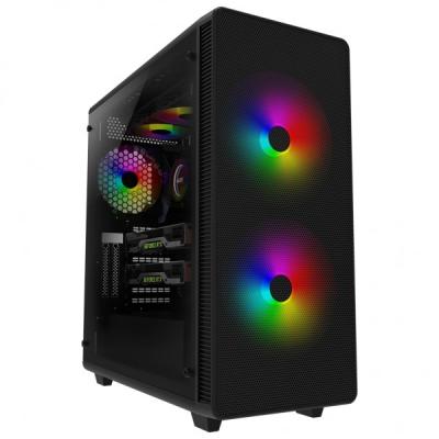 China 520mm Hieght EATX RGB PC Case With ARGB Fans for sale