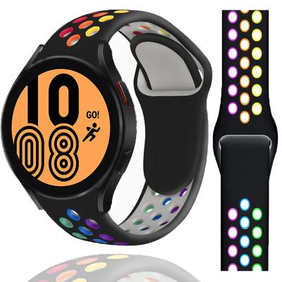 China Water Resistant Watch Silicone Band Strap For Samsung Galaxy General S3 S2 Amazfit Huami Moto Pin Buckle Silicone Sports Strap for sale