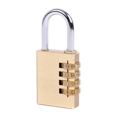 China Brand 4 Brass Wholesale Digits CH-04W CJSJ Combination Padlock for sale